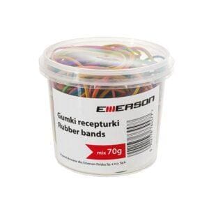 Emerson Gumki recepturki kolorowe zestaw w pojemniku MIX 70g