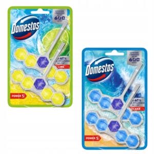 DOMESTOS KOSTKA TOALETOWA ZAWIESZKA DO WC POWER 5 P5 MIX 4x50g