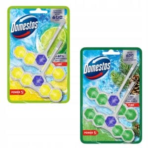 DOMESTOS KOSTKA TOALETOWA ZAWIESZKA DO WC POWER 5 P5 MIX 4x50g