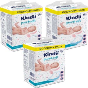 3 x KINDII PURE & SOFT Podkłady do Przewijania Higieniczne